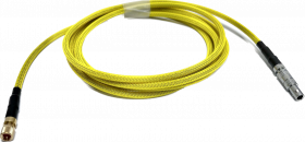 Berg Flame Yellow LEMO 00 Straight to MD Straight, 6'ft (Feet) Ultrasonic Cable